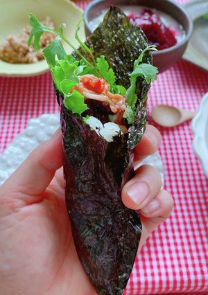 定番朝ごはん♡納豆巻き-レシピのメイン写真