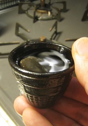 熱した石で燗酒-レシピのメイン写真