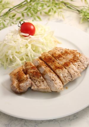 簡単!厚切りポークソテー-レシピのメイン写真