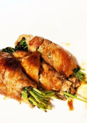 節約豆苗肉巻き-レシピのメイン写真