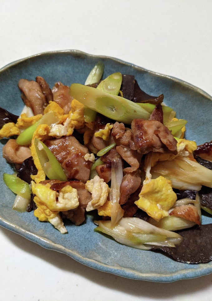 鶏肉ときくらげの炒め物-レシピのメイン写真