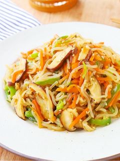 しらたきと野菜のチャプチェ風炒め-レシピのメイン写真