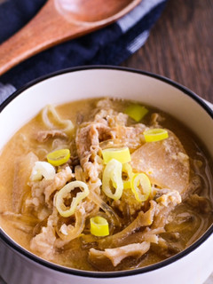 豚肉と大根の春雨味噌スープ-レシピのメイン写真