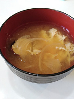 茄子と卵の味噌汁-レシピのメイン写真