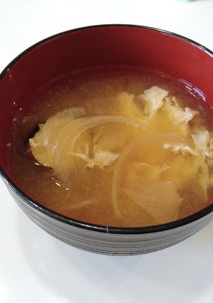 茄子と卵の味噌汁-レシピのメイン写真