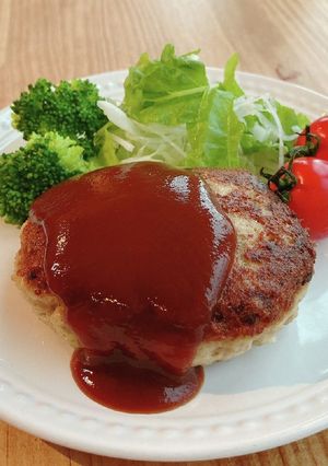 簡単☆ジューシーな豆腐ハンバーグ-レシピのメイン写真