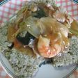 華正樓の中華あんかけうるち玄米餅