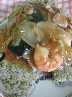 華正樓の中華あんかけうるち玄米餅-レシピのメイン写真
