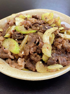 セロリと牛肉の中華炒め!-レシピのメイン写真