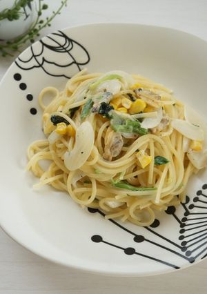生クリームを使わず出来る!クリームパスタ-レシピのメイン写真