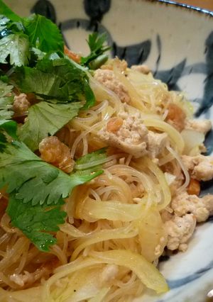 ピリ辛!タイ風焼きビーフンサラダ-レシピのメイン写真