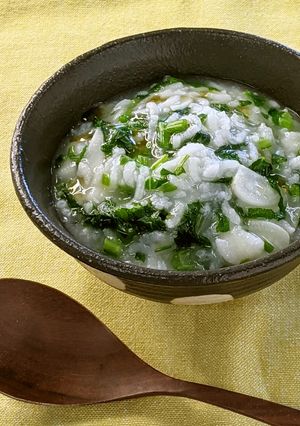 81.中華風もち入り七草粥-レシピのメイン写真