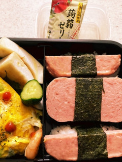 スパムおにぎり高校生男子弁当-レシピのメイン写真