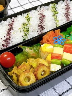 お弁当☆竹輪とキャベツのカレー炒め-レシピのメイン写真