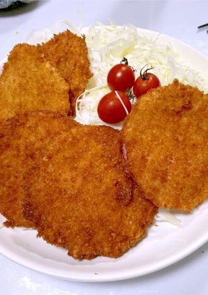 孤独のグルメ！昔懐かしハムカツinチーズ-レシピのメイン写真