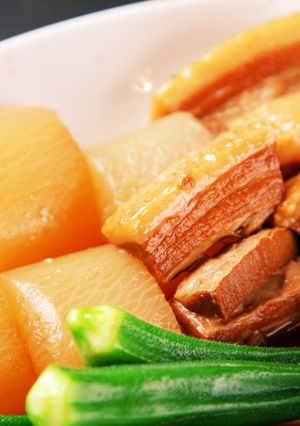 時短　大根と豚肉の煮物　切る煮るカンタン-レシピのメイン写真