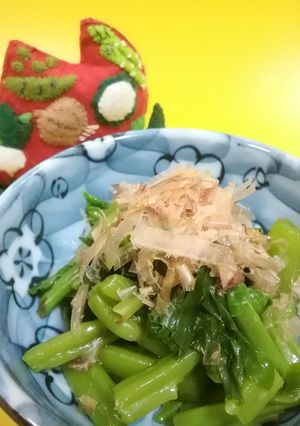 つるむらさきのお浸し-レシピのメイン写真