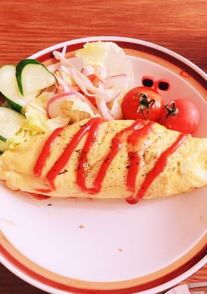 昔ながらのオムライス-レシピのメイン写真