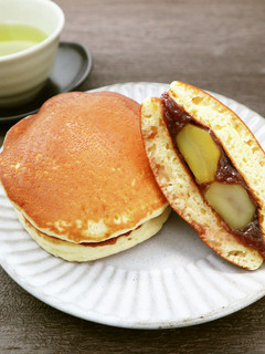 ホットケーキミックスで作る簡単栗どら焼き-レシピのメイン写真