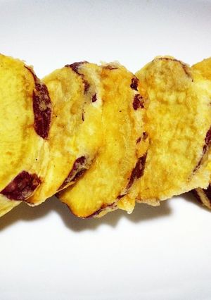 1cm厚が美味しいお芋の天ぷら〜紅はるか-レシピのメイン写真