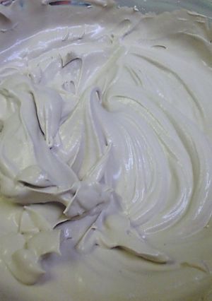 チョコ味☆生クリーム（デコレーション用）-レシピのメイン写真