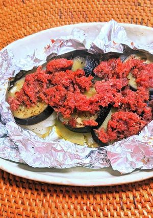 コンビーフと野菜のホイル焼き-レシピのメイン写真