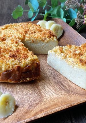 超簡単なめらかなバナナチーズケーキ-レシピのメイン写真