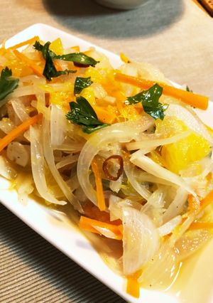 かんたん酢♡鮭とオレンジの洋風南蛮-レシピのメイン写真