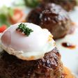 旦那さん一押し♪お店のハンバーグ
