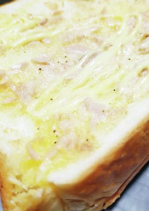 食パンアレンジレシピ!ツナマヨ!-レシピのメイン写真