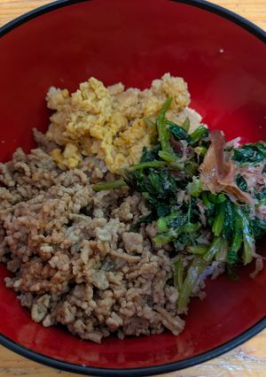 3色そぼろ丼🫶-レシピのメイン写真