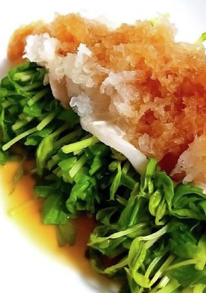 おろしポン酢で豆苗の肉巻-レシピのメイン写真