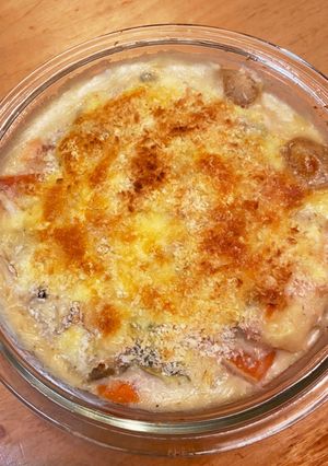 鮭と白菜のクリームグラタン-レシピのメイン写真
