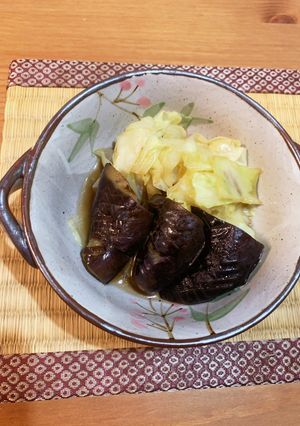 茄子とキャベツの手抜き煮びたし-レシピのメイン写真