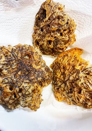 超簡単！お好み焼き粉で、もずくの揚げ物！-レシピのメイン写真