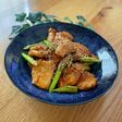 柔らかい鶏ムネ肉の ソテー