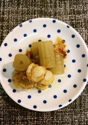 フキとベビーホタテ煮-レシピのメイン写真