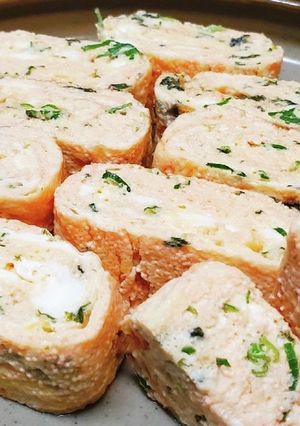 たらことあおさ海苔のだし巻き玉子-レシピのメイン写真