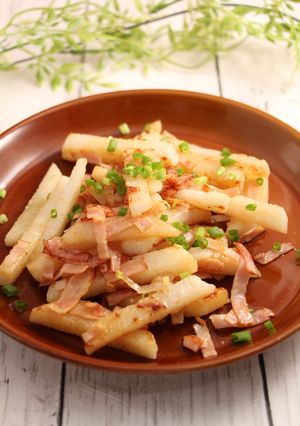簡単！長いものバター醤油炒め-レシピのメイン写真