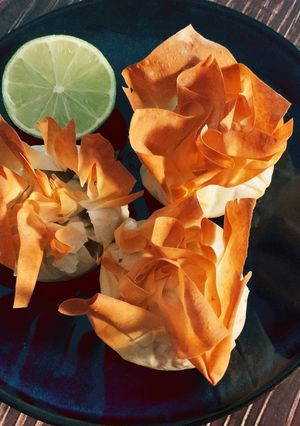 餡かけソースの包み焼き-レシピのメイン写真