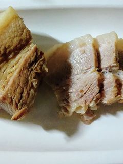 ラーメンスープ(液体)で煮チャーシュー♡-レシピのメイン写真