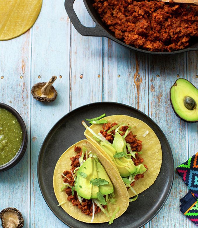 ヴィーガン椎茸タコス by ShiitakeJP 【クックパッド】 簡単おいしい