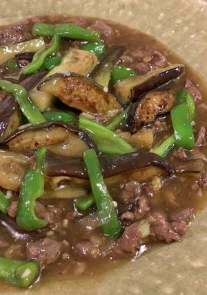 鹿肉を使用したヘルシー茄子麻婆-レシピのメイン写真