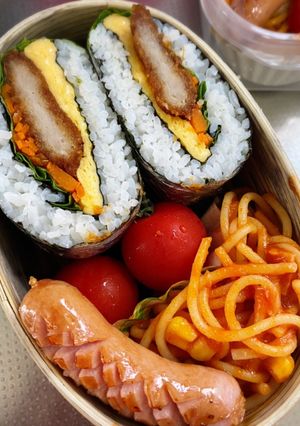 折りたたみおにぎり弁当-レシピのメイン写真