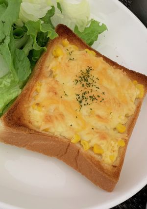 コーンチーズトースト　-レシピのメイン写真