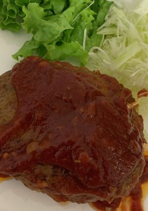 ハンバーグ　デミグラスソース　簡単-レシピのメイン写真