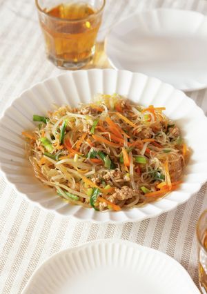 野菜をたっぷり入れてつくる麻婆春雨-レシピのメイン写真