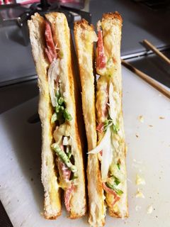 ピザサンド-レシピのメイン写真