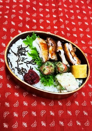 豚チーズ挟みフライ弁当-レシピのメイン写真