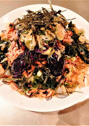 食欲の秋に！！茄子ときのこのぶっかけ蕎麦-レシピのメイン写真